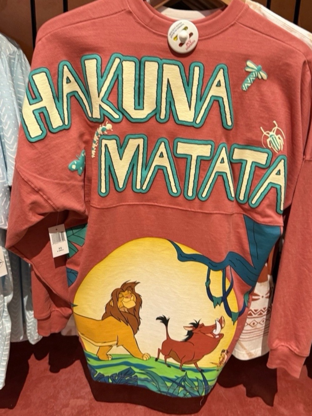 NEW 2025 Disney Parks The Lion King Hakuna Matata Spirit Jersey Adult XL NWT